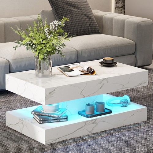 Modern white marble - modern, coffee