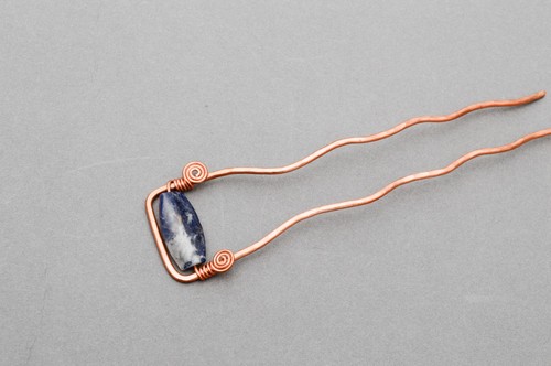 Handmade antique copper hair - antique,