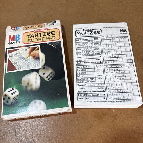 Games 1982 original yahtzee - mb,