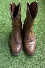 TONY LAMA BROWN FULL QUILL