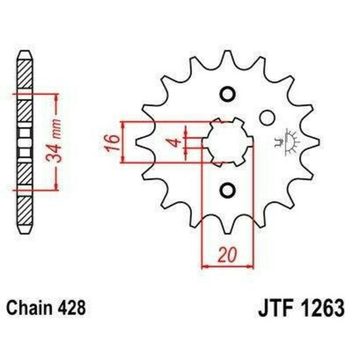 Sprocket rieju mrx 125cc - sprocket,