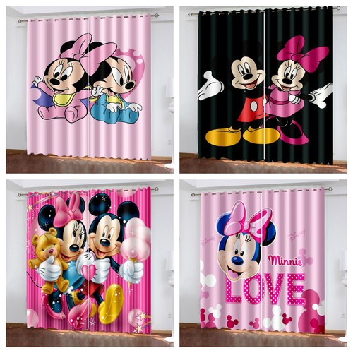 New kids curtains - new, mickey