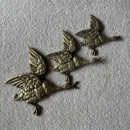 Graduated flying ducks - ducks, vintage