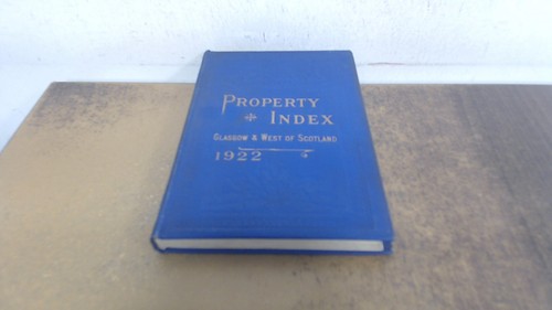 Property index 1922 land - index, 1922,