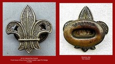 UK Boy Scouts -  2nd issue Boy Scout PL Lapel Badge (Oval Shoe Fastener) ^