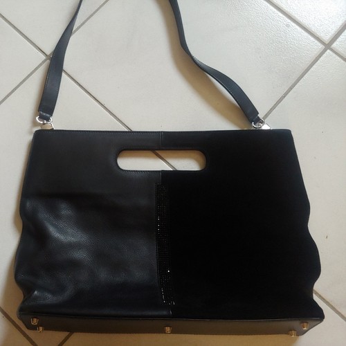 Swarovski fabric black bag - fabric,