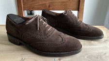 K Shoes Brown Suede Leather