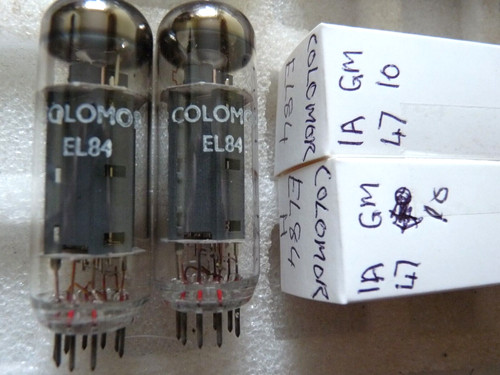 Matched pair el84 colomor - matched, h