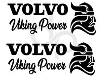 VOLVO VIKING POWER X2 DECALS TRUCKS HAULAGE CUSTOMISE DIESEL TRUCKING