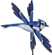 18" BLUE JAY Whirligig Wind