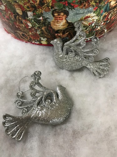 Pretty silver glitter turtle - pretty,