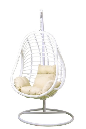 Outdoor egg chair swing set - outdoor, set-