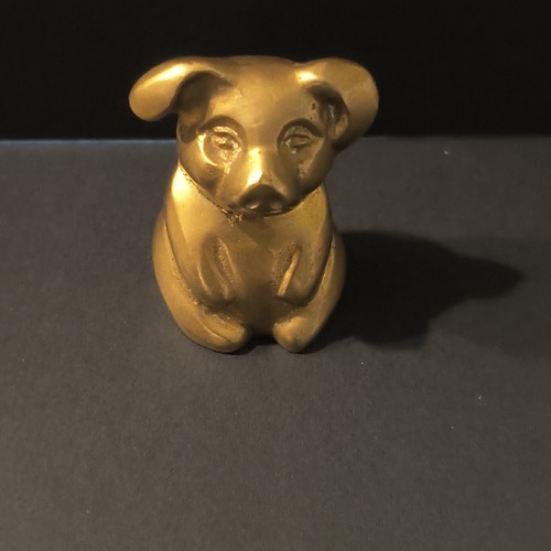 Vintage solid brass - vintage, pig