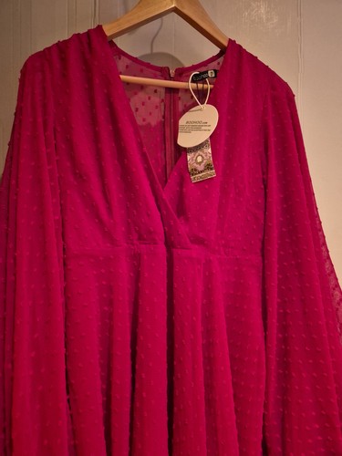 Ladies boohoo dobby wide - ladies,