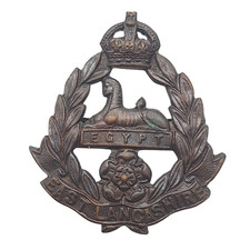 British Army Lancashire Cap Badge – Vintage Military Insignia 4.5x4cm