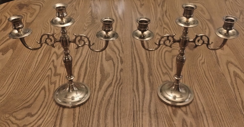 Vintage pair carolina brass - of,