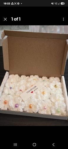 Crochet flowers handmade - 25,