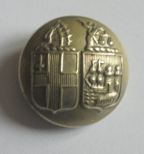 OLD GREAT WESTERN RAILWAY POLICE UNIFORM BUTTON