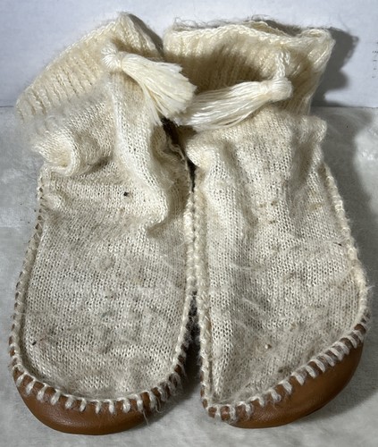 Moccasins leather slippers - moccasins,