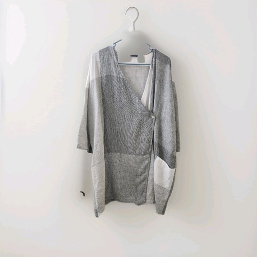 Oska grey white colorblock - oska,