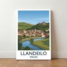Llandeilo, Wales Travel Poster