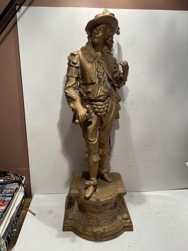 Antique don juan spelter - "don,
