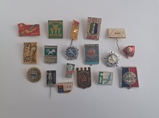 10 Vintage Soviet-Era Badges