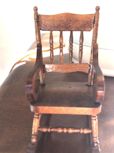 Vtg miniature rocking - vtg., chair