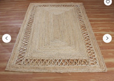 Rug 100% natural braided jute