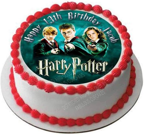 Harry potter personalised cake - harry,