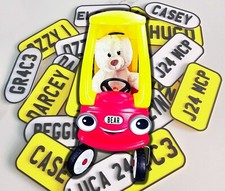 Little Tikes Number Plates - License Plate for Kid's Car- Registration Plate