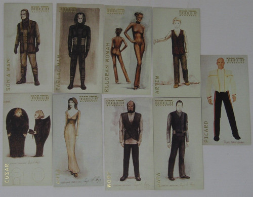 Star trek insurection cards - star,