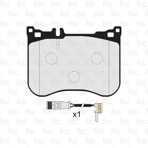 Brake pads for - for, mercedes