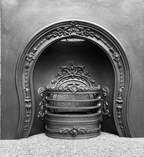 IMMACULATE CAST IRON FIREPLACE
