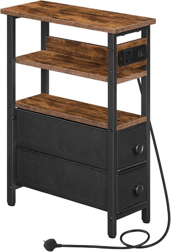 Side table with charging - side,
