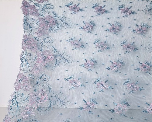 Vintage french lace blush - lace, pink