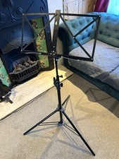 Rat Stands Jazz Orchestral Music Stand Black. Adjustable Height, Extends to 7ft!