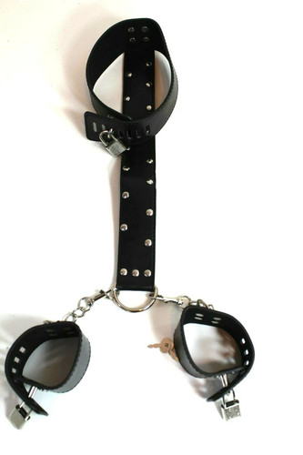 Fetish bondage leather - bondage, neck
