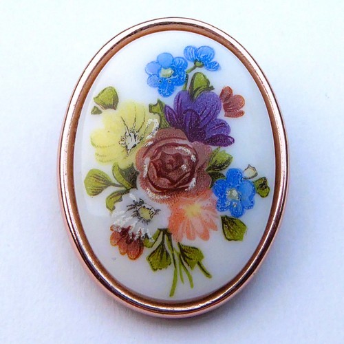 Vintage scarf clip signed - scarf,
