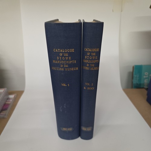 Catalogue stowe manuscripts - stowe,