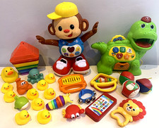 Vtech Chase Me Casey Monkey & Feed Me Dino Kids Interactive Musical Toys Bundle