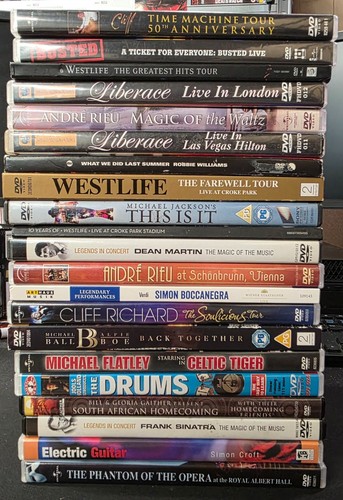 Dvd music bundle - music, mj