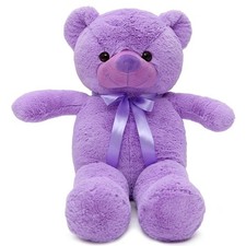 Giant Purple Teddy Bear Plush