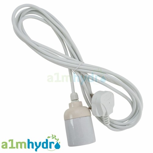 Cfl hanger e40 socket lead - 4m,