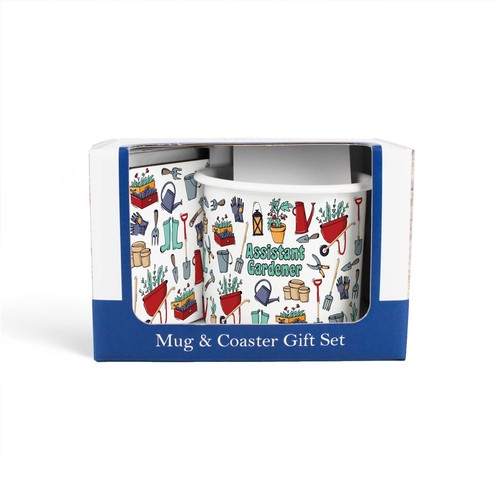 Assistant gardener enamel mug - assistant,