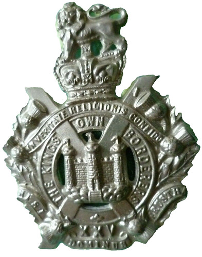 King own borderers cap badge - own,