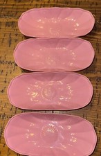 Set Of 4 Pink plastic
