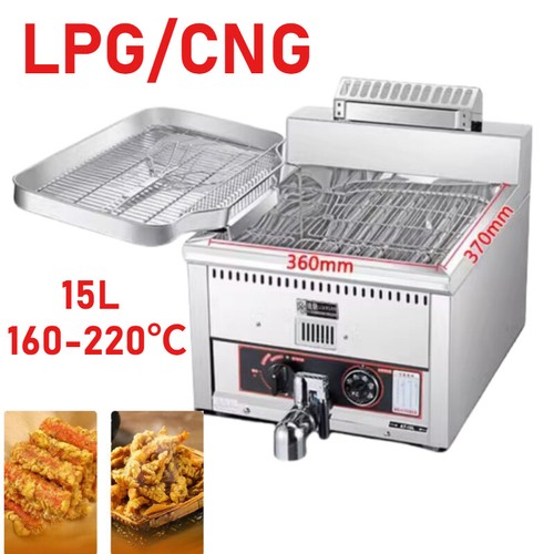 Nature gas lpg deep fryer - nature,