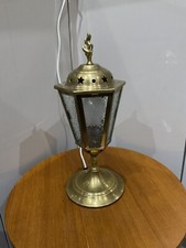 Vintage Old Table Lamp Brass &