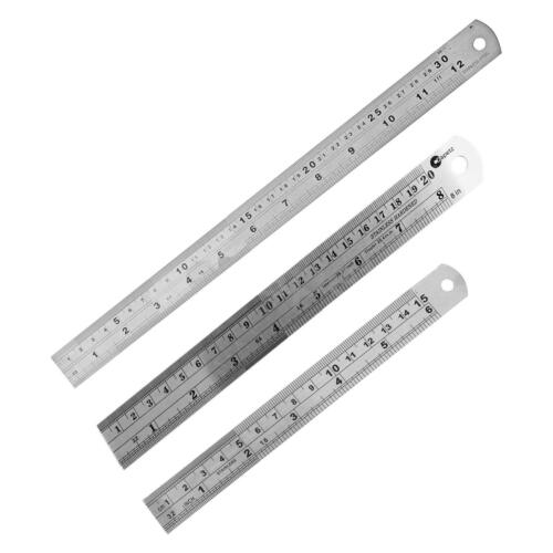 Metal ruler stainless steel - steel,